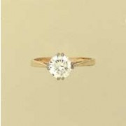 GPC 6mm CZ SOLITAIRE RING              =