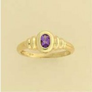 9ct AMETHYST RING