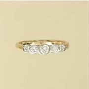 GPC 5 STONE RUB SET CZ RING            =