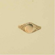 GPC OVAL TOP CUTOUT SHANK BABY RING