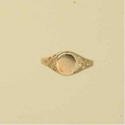 GPC OVAL TOP CUTOUT SHANK BABY RING