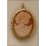 GPC 30mm AVIGNONE CAMEO BROOCH/PDNT