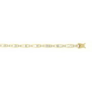 GPC BAGETTE CZ TENNIS BRACELET