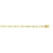 GPC BAGETTE CZ TENNIS BRACELET