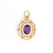 GPC AMETHYST FANCY PENDANT             =