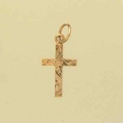 GPC 17x11mm SOLID ENGRAVED CROSS       =