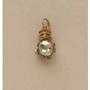 17GPC TEACHER OWL CRYSTAL BALL CHARM