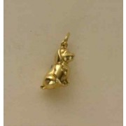 GPC SMALL SITTING DOG CHARM