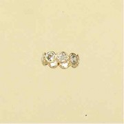 GPC CZ SET RING FOR EARRINGS-PER PIECE