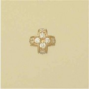 GPC GLITTER CROSS SLIDER PENDANT