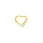 9ct 1pt DIAMOND SET TIF HEART