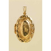 GPC 29x20mm OVAL FANCY LOCKET