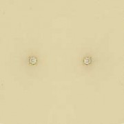 9ct 10pt DIAMOND CLAW SET STUDS       1Q