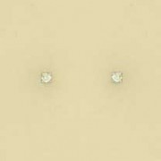 9ct WHITE 10pt DIAMOND CLAW SET STUDS 1Q