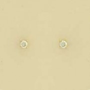 9ct 20pt DIAMOND CLAW SET STUDS       1Q