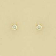 9ct 25pt DIAMOND CLAW SET STUDS       1Q