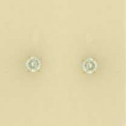 9ct 50pt DIAMOND CLAW SET STUDS       1Q