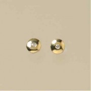 9ct 5pt DIAMOND RUB SET STUDS