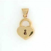 GPC HOLLOW PADLOCK PENDANT