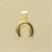 GPC HOLLOW HORSESHOE PENDANT