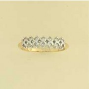 9ct 25pt DIAMOND FANCY 1/2 ETERNITY RING