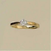 9ct 20pt DIAMOND SOLITAIRE RING