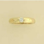 9ct 15pt DIAMOND SOLITAIRE RING