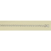 9ct WHITE 1.0ct DIAMOND LINE BRACELET