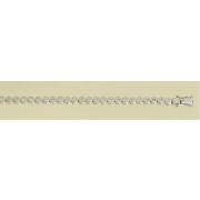 9ct WHITE 1.0ct DIAMOND LINE BRACELET