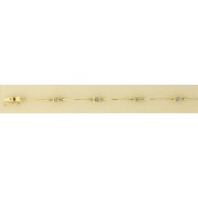 9ct 30pt SQ.DIAMOND SET BAR BRACELET