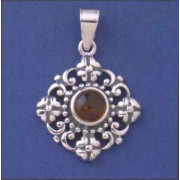 SPC AMBER FANCY PENDANT                =