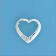 SPC 16mm DIAMOND SET TIF HEART PEND. +C=