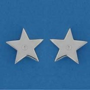 SPC DIA SET 15mm FLAT STAR STUDS