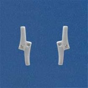 SPC DIA.SET DOUBLE BAR FANCY MATT STUDS
