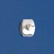 SIL/9ct CUSHION SLIDER PEND/HEART     +C