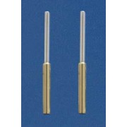 SIL/9ct LONG TUBE DROP STUDS           =