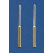 SIL/9ct LONG TUBE DROP STUDS           =