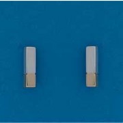 SIL/9ct 12x4x2mm RECT.STUD