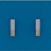 SIL/9ct 12x4x2mm RECT.STUD