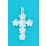 SPC 30mm OPEN FLOWER TWOTONE CROSS     =