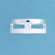 SPC SQ.CZ PLAIN/LASER CUT DOUBLE BAND