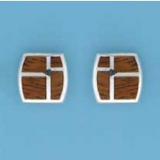 SPC INLAID WOOD CRAZY PAVING RECT STUD =