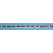 SPC WOOD INLAID RECT.LINKED BRACELET