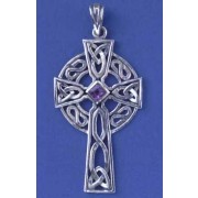 SPC AMETHYST 46x26mm CELTIC CROSS      =