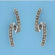 SPC MARCASITE SET CROSSOVER STUDS      =