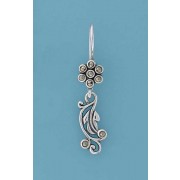 SPC MARC.FLOWER/LEAVES DROP EARRINGS