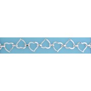 SPC FLAT TIF HEARTS LINKED BRACELET