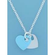 SPC TIF HEART/BLUE RUBBER HEART-CHAIN  =