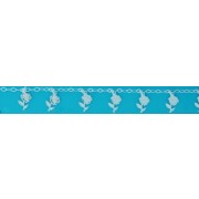 SPC 7 ROSE+STALKS ON TRACE CHAIN BRAC.