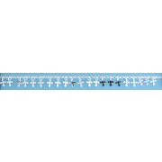 SPC LOTS OF HANGING CROSSES BRACELET